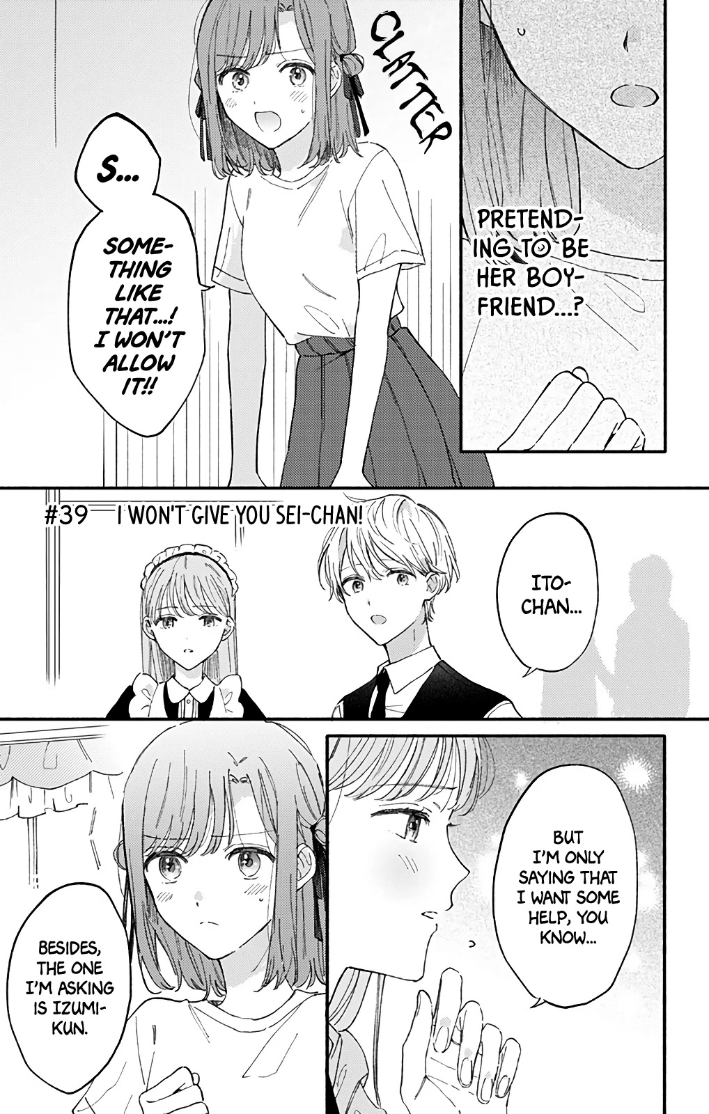 Sei-chan, Your Love Is Too Much! Chapter 39 page 1 - Chapter 39: I Won't Give You Sei-chan!
