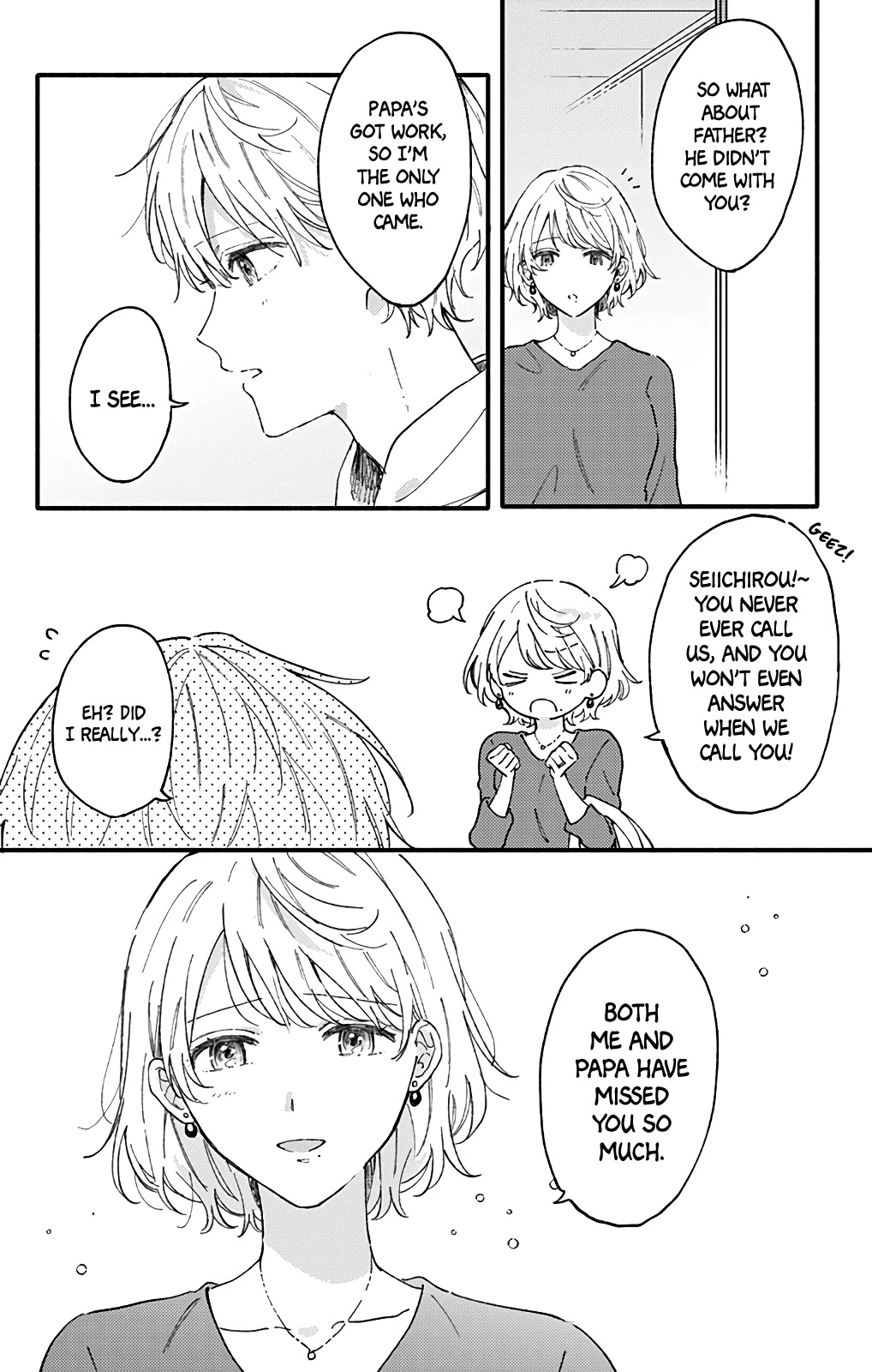 Sei-chan, Your Love Is Too Much! Chapter 44 page 4 - Chapter 44: Separated?!