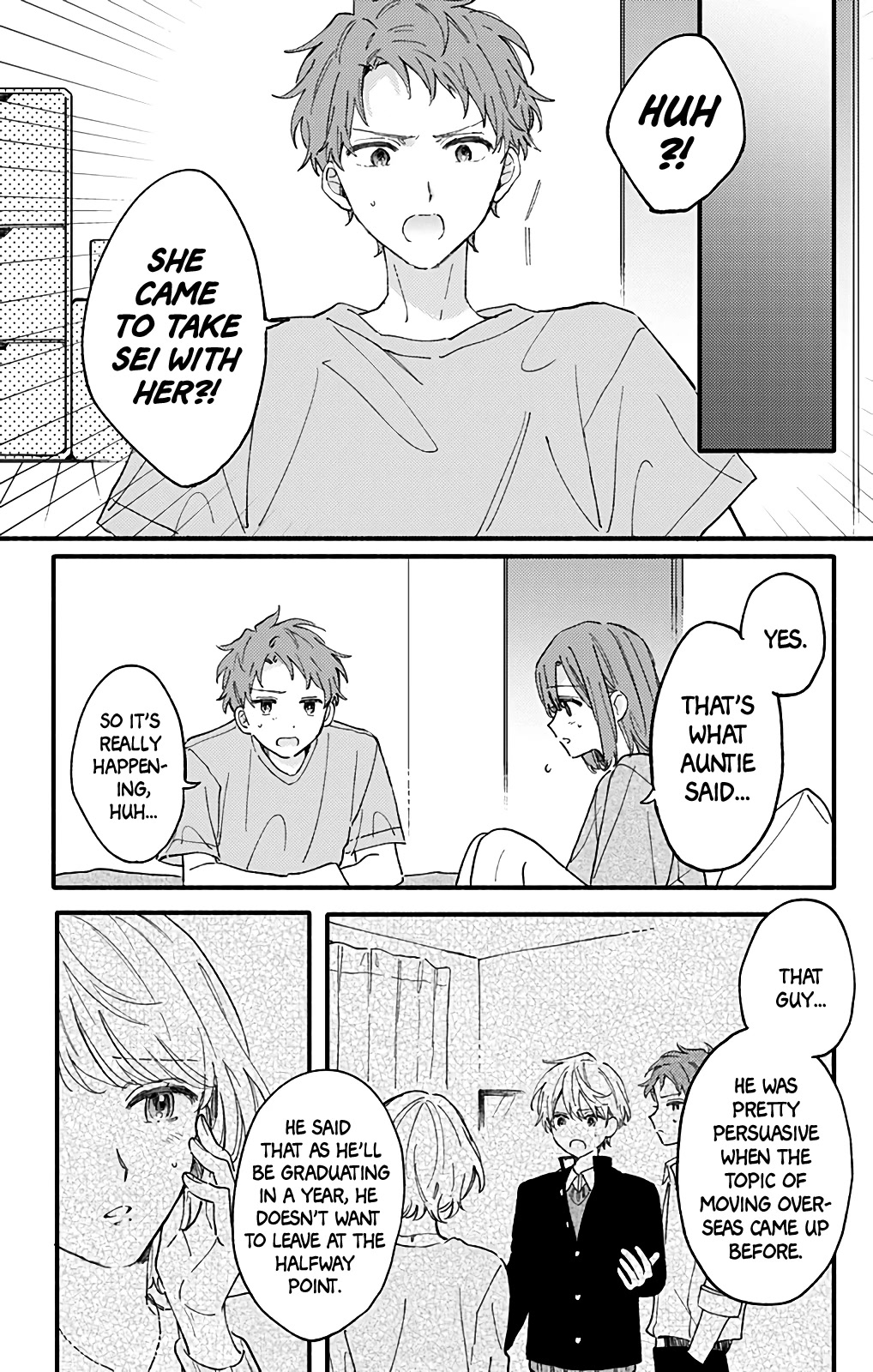Sei-chan, Your Love Is Too Much! Chapter 44 page 7 - Chapter 44: Separated?!