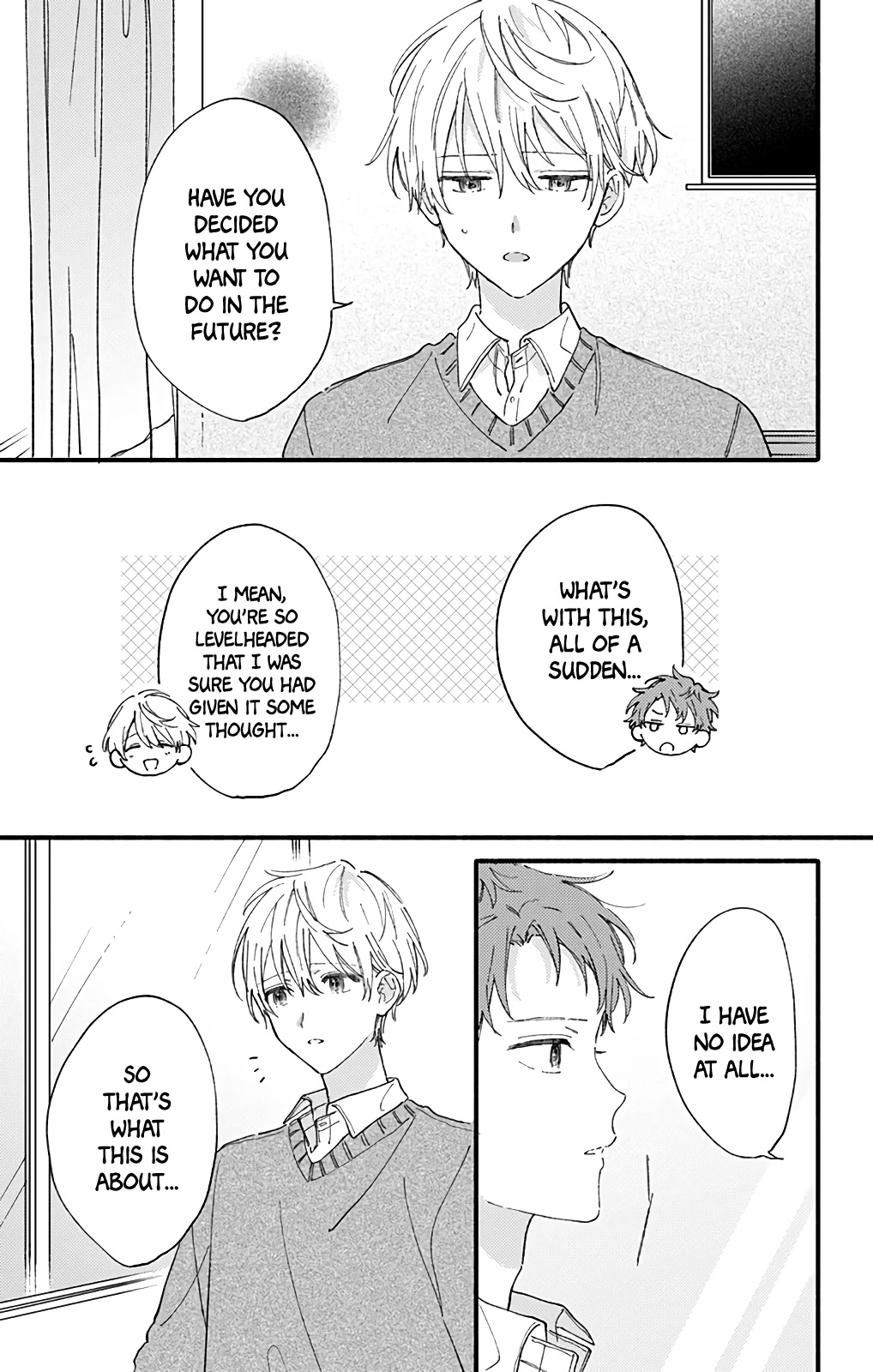 Sei-chan, Your Love Is Too Much! Chapter 45 page 9 - Chapter 45: Mismatched Thoughts