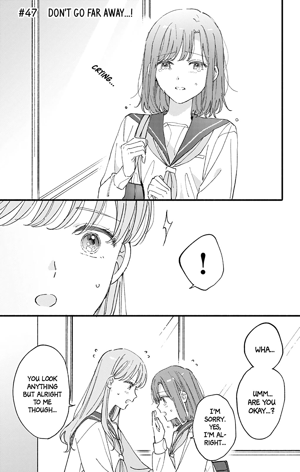 Sei-chan, Your Love Is Too Much! Chapter 47 page 1 - Chapter 47: Don't Go Far Away...!