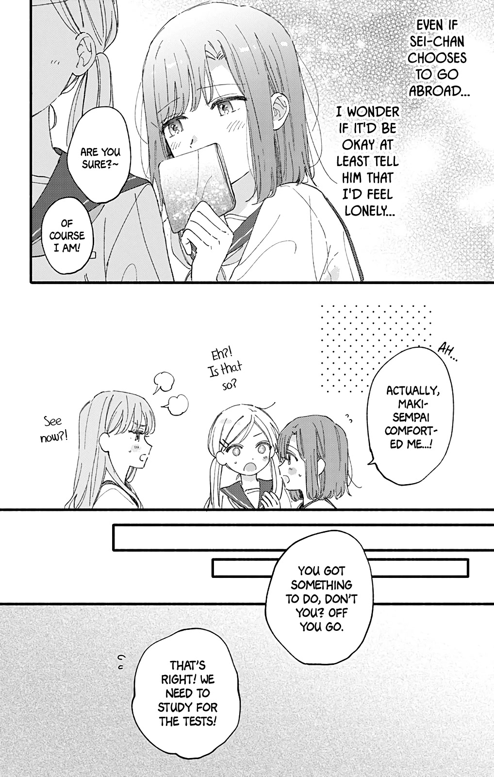 Sei-chan, Your Love Is Too Much! Chapter 47 page 10 - Chapter 47: Don't Go Far Away...!