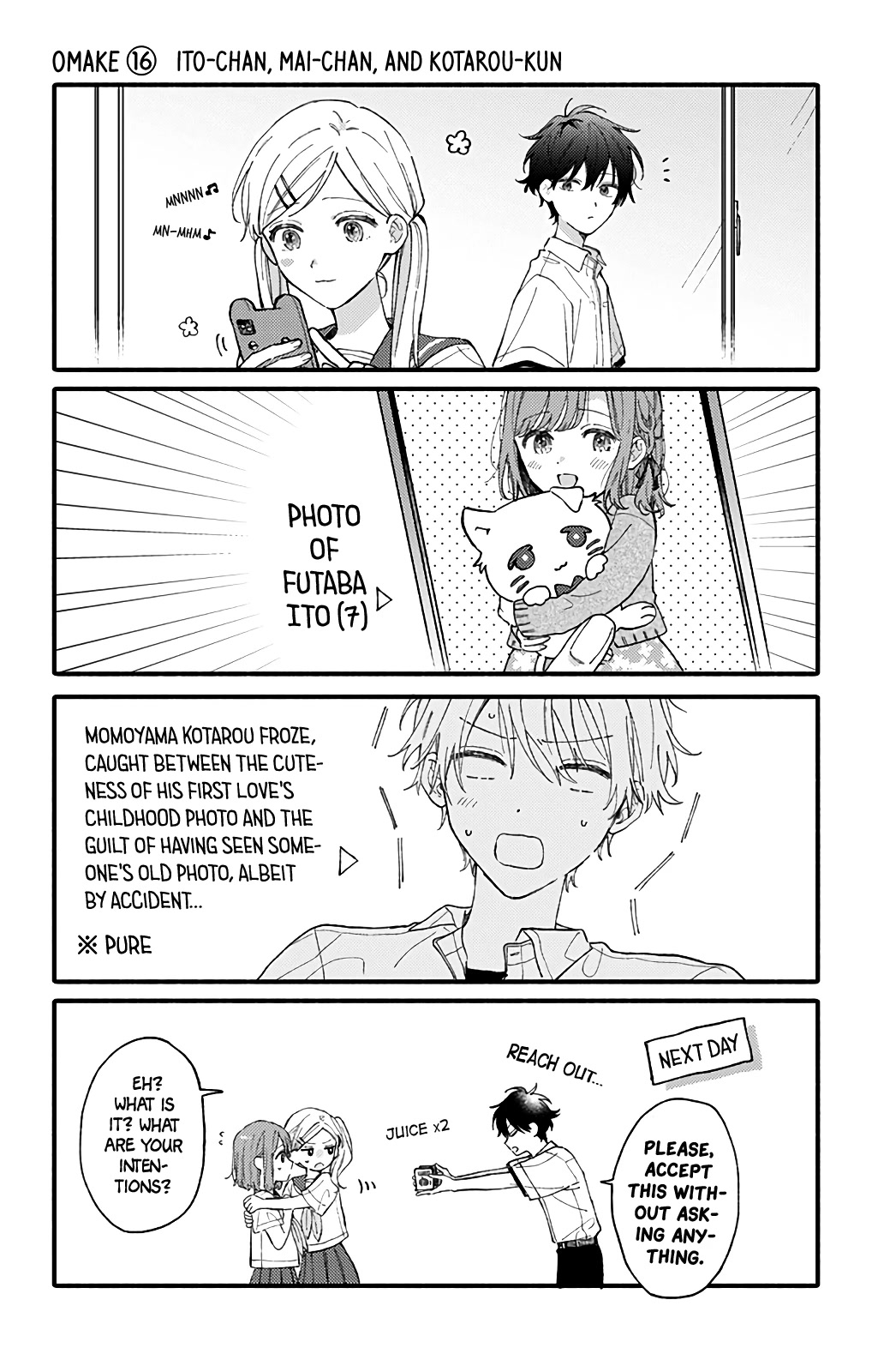 Sei-chan, Your Love Is Too Much! Chapter 47 page 14 - Chapter 47: Don't Go Far Away...!