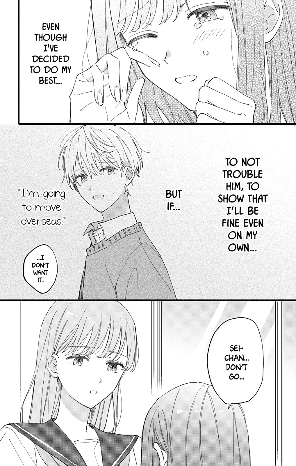 Sei-chan, Your Love Is Too Much! Chapter 47 page 2 - Chapter 47: Don't Go Far Away...!