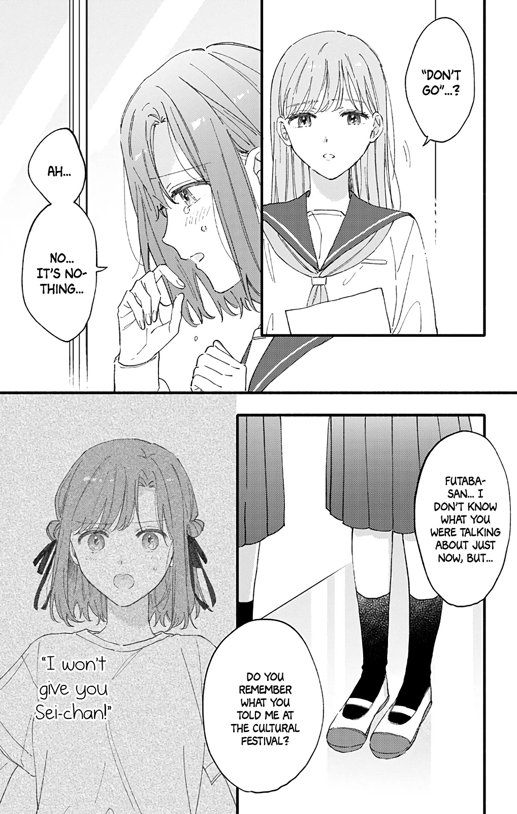 Sei-chan, Your Love Is Too Much! Chapter 47 page 3 - Chapter 47: Don't Go Far Away...!