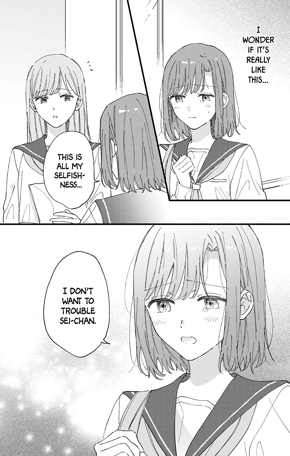 Sei-chan, Your Love Is Too Much! Chapter 47 page 6 - Chapter 47: Don't Go Far Away...!
