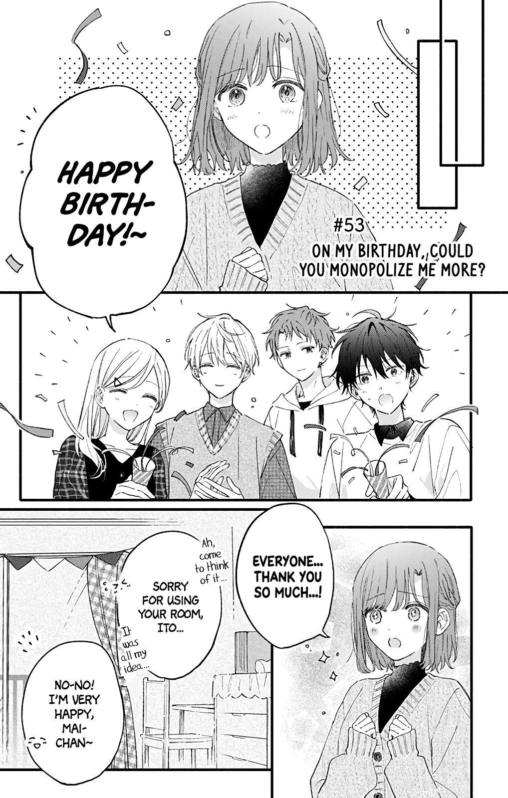 Sei-chan, Your Love Is Too Much! Chapter 53 page 1 - Chapter 53: On My Birthday, Could You Monopolize Me More?