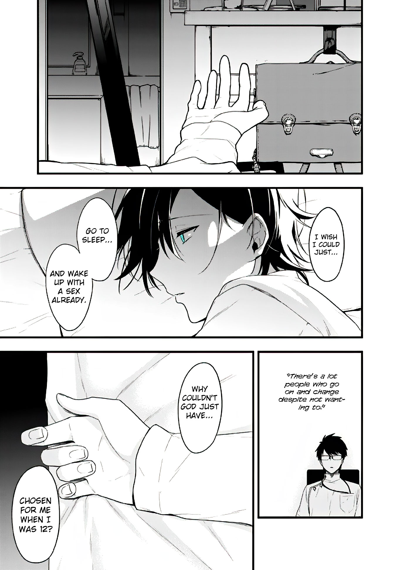 Seibetsu "Mona Lisa" no Kimi e. Chapter 14 page 17 - Chapter 14: "Touch and Agitation"