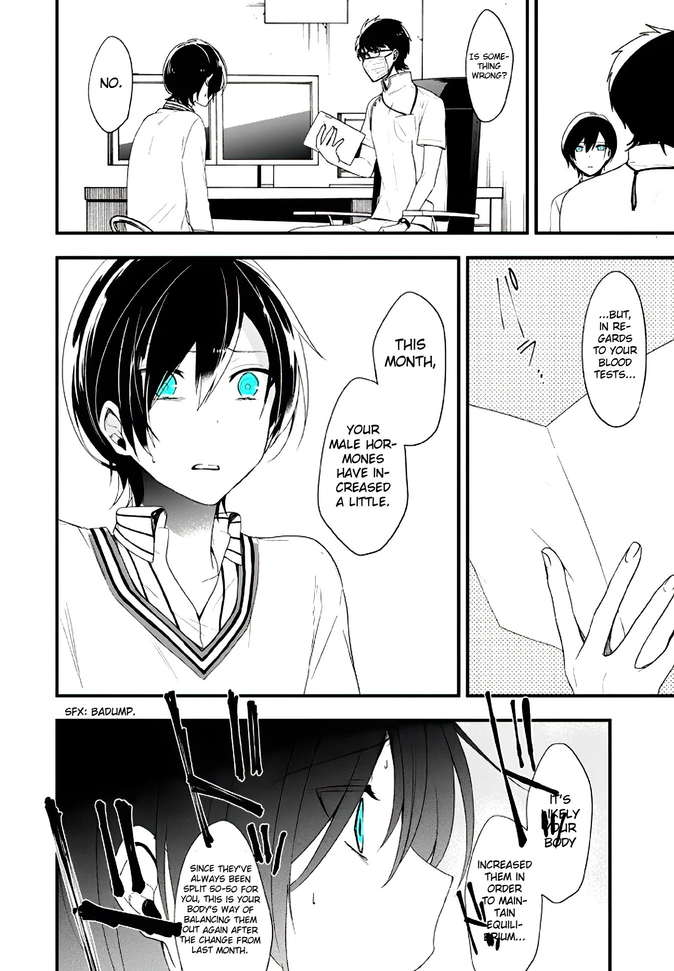 Seibetsu "Mona Lisa" no Kimi e. Chapter 14 page 8 - Chapter 14: "Touch and Agitation"