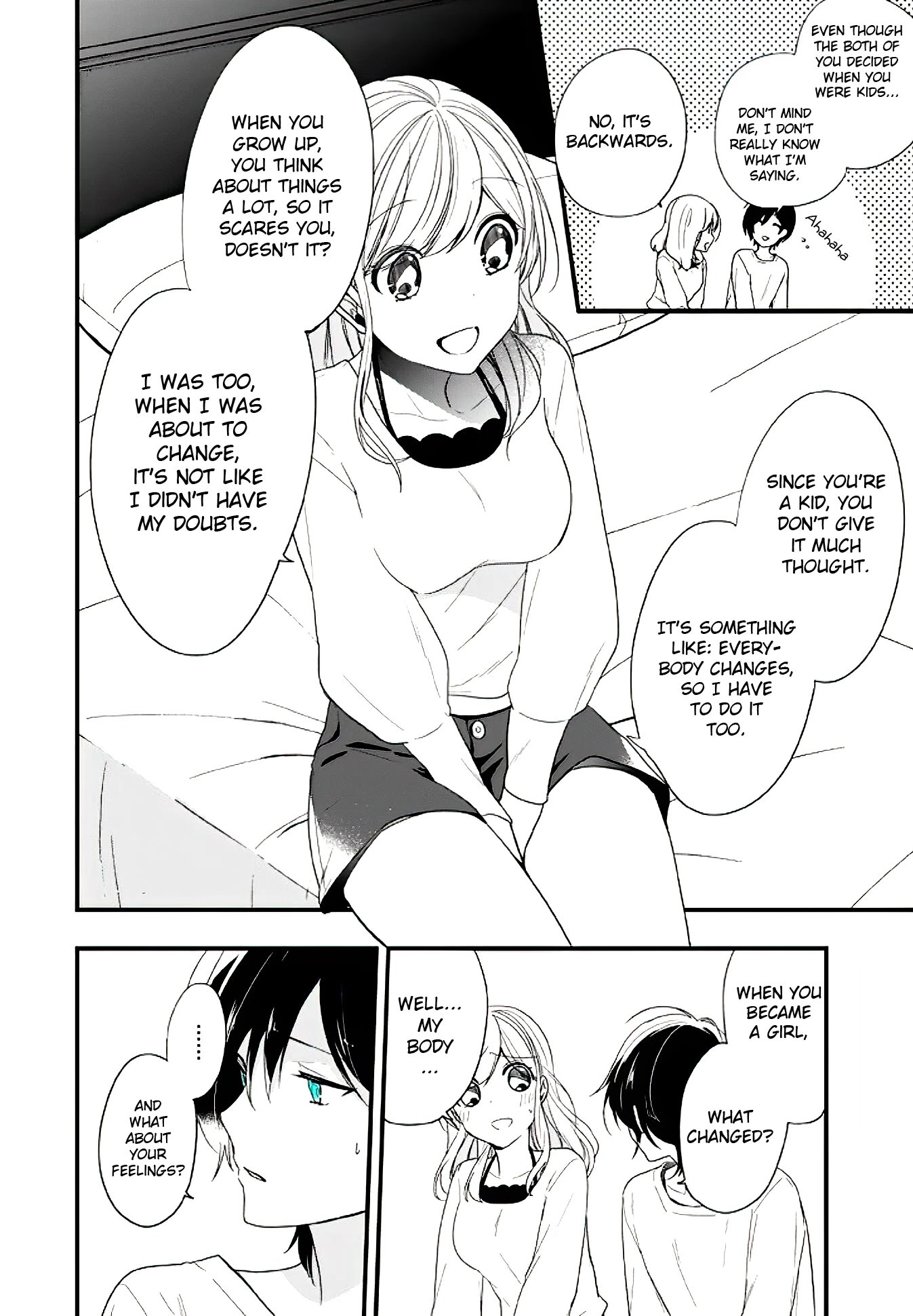 Seibetsu "Mona Lisa" no Kimi e. Chapter 15 page 16 - Chapter 15: Chicken or Egg