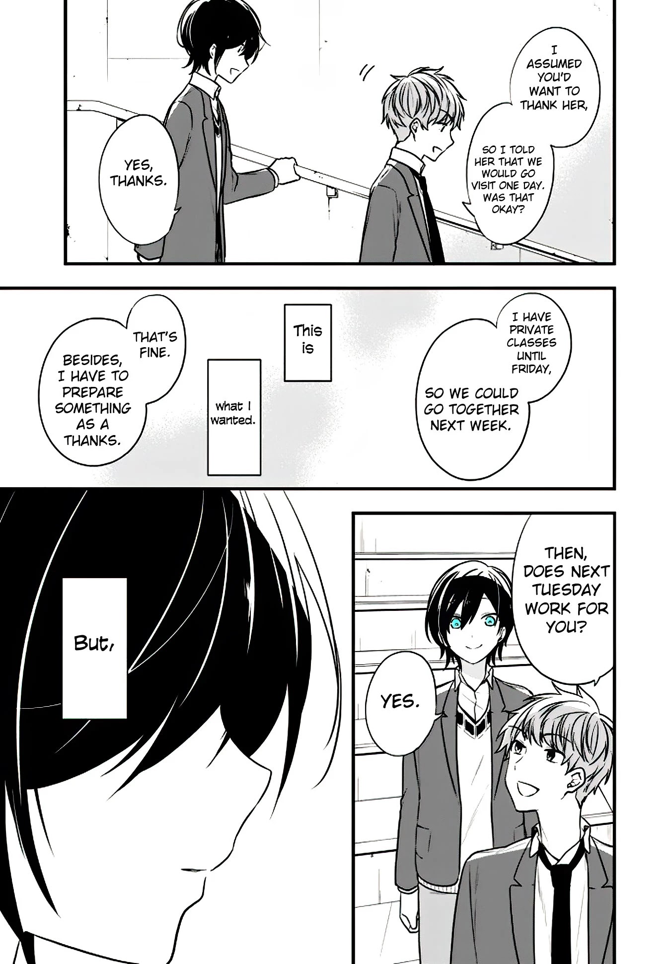 Seibetsu "Mona Lisa" no Kimi e. Chapter 18 page 11 - Chapter 18: 8:2