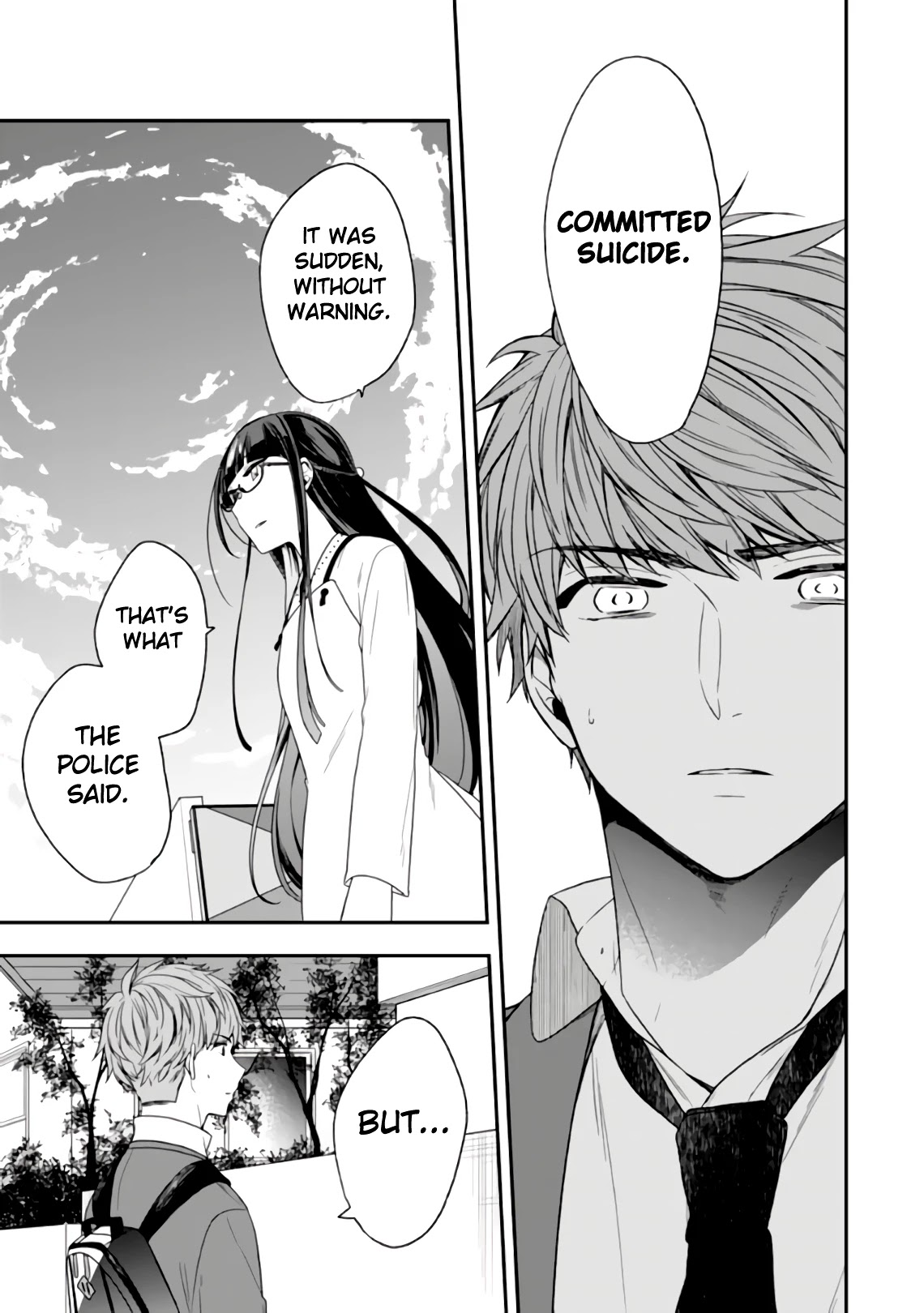 Seibetsu "Mona Lisa" no Kimi e. Chapter 27 page 14 - Chapter 27: Response