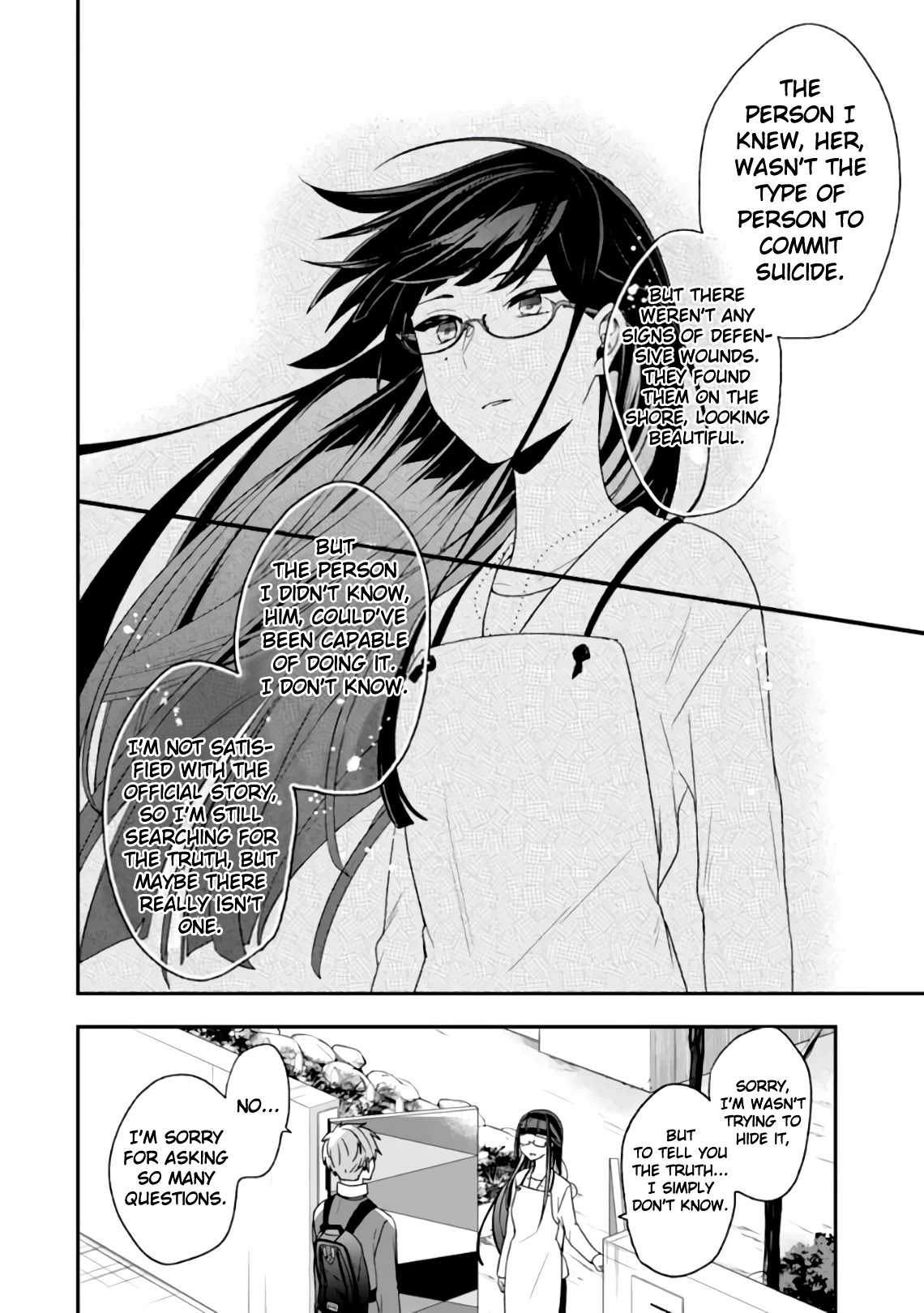 Seibetsu "Mona Lisa" no Kimi e. Chapter 27 page 15 - Chapter 27: Response