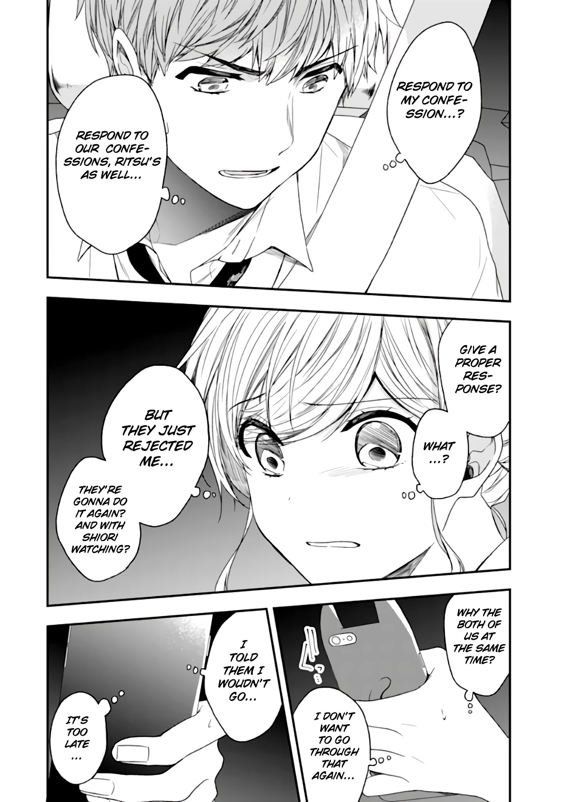 Seibetsu "Mona Lisa" no Kimi e. Chapter 27 page 29 - Chapter 27: Response
