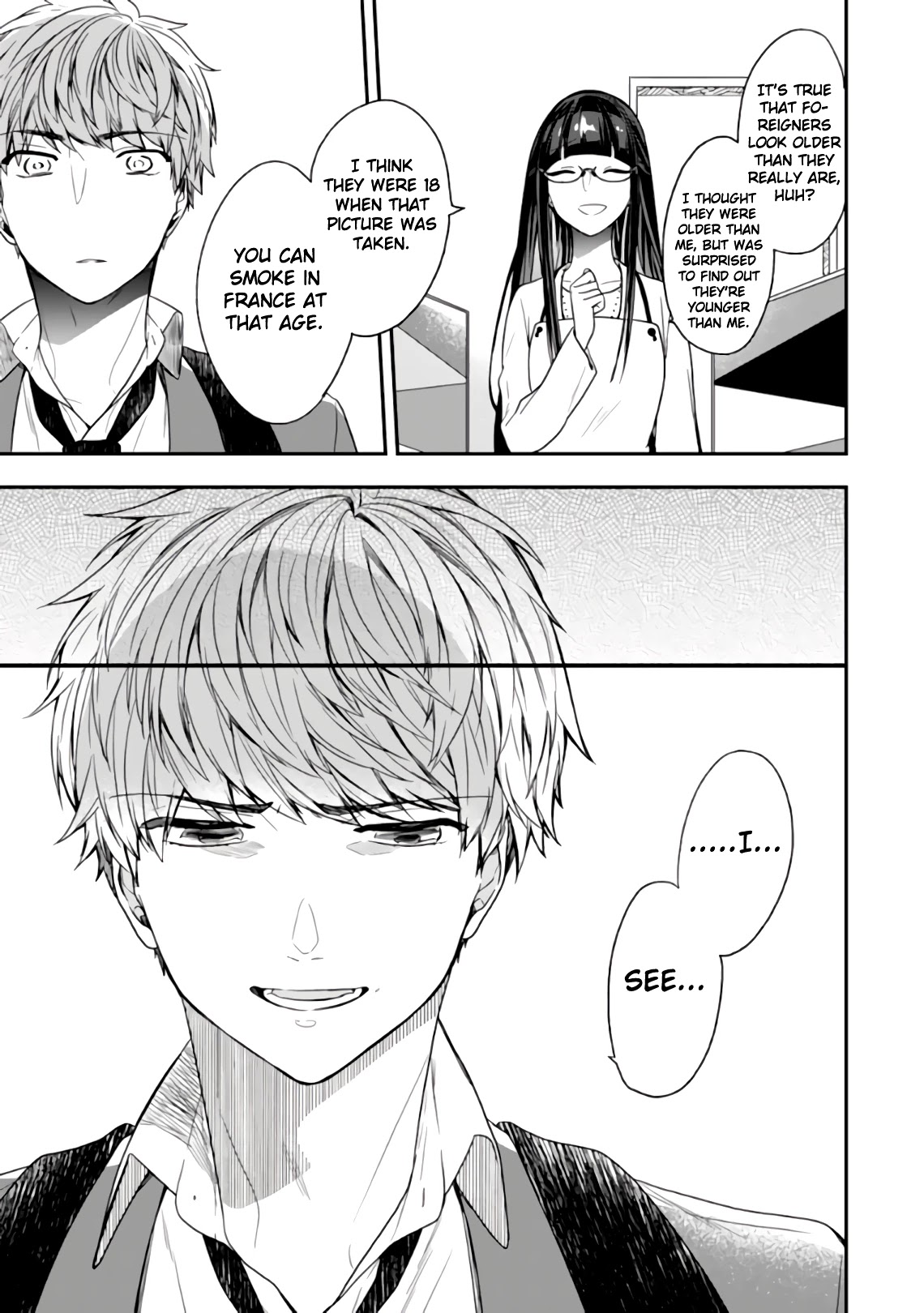 Seibetsu "Mona Lisa" no Kimi e. Chapter 27 page 8 - Chapter 27: Response