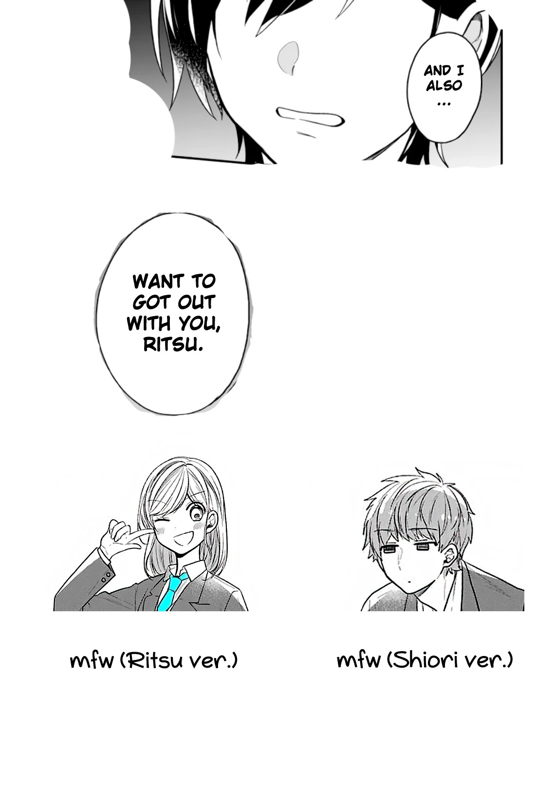 Seibetsu "Mona Lisa" no Kimi e. Chapter 28 page 34 - Chapter 28: The Person That I Like