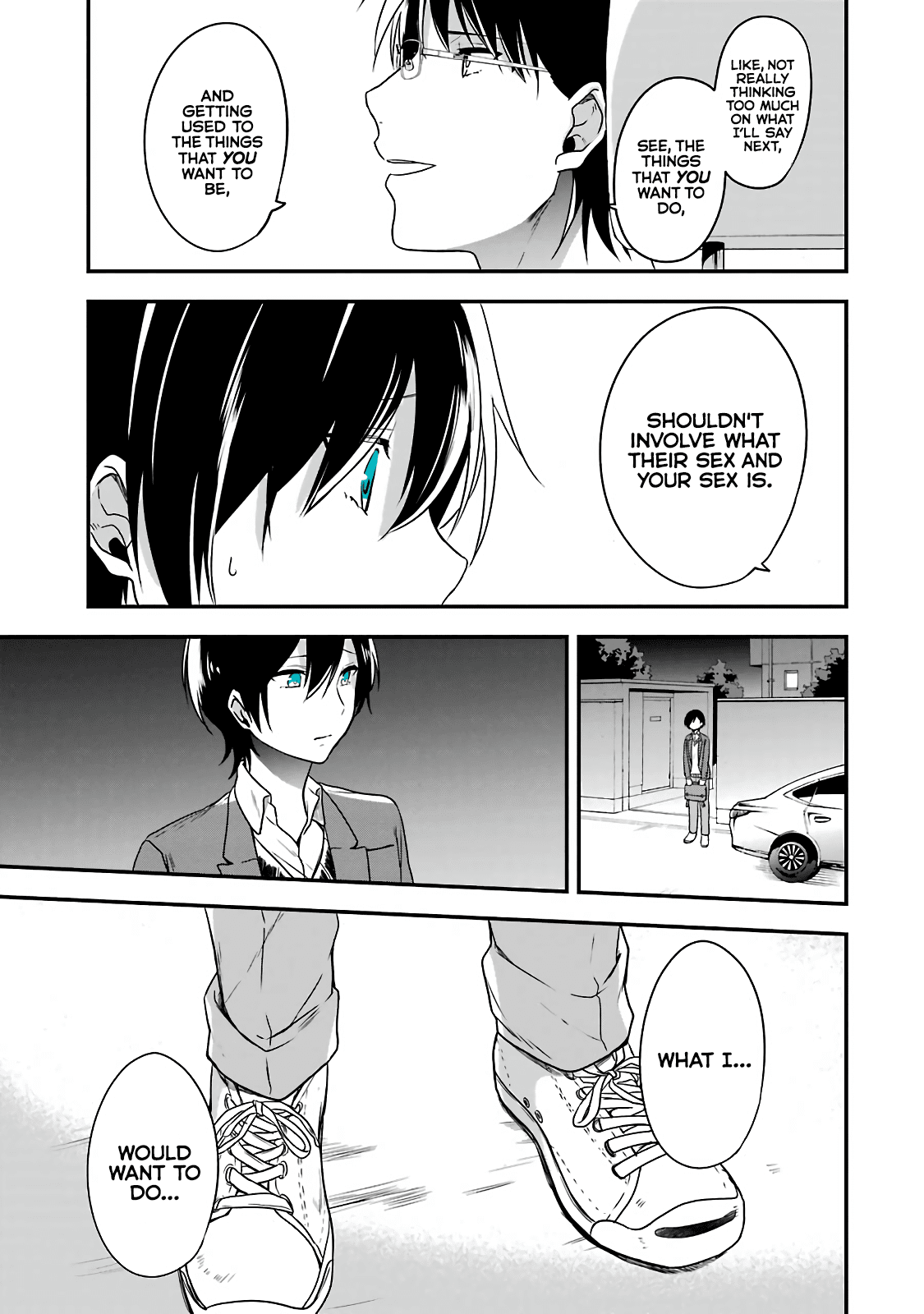 Seibetsu "Mona Lisa" no Kimi e. Chapter 5 page 23 - Chapter 5: Choice