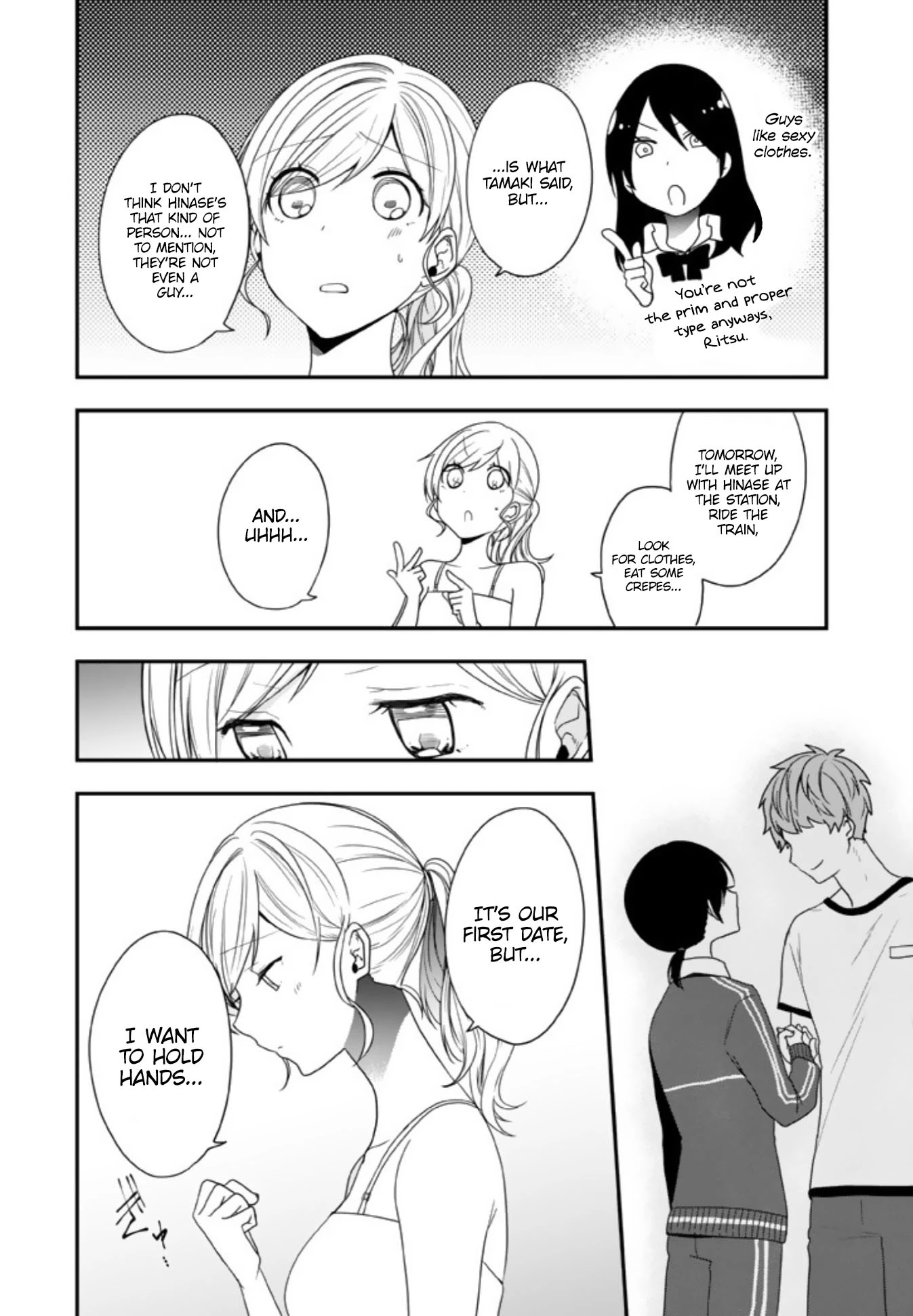 Seibetsu "Mona Lisa" no Kimi e. Chapter 8 page 4 - Chapter 8: Your Hand