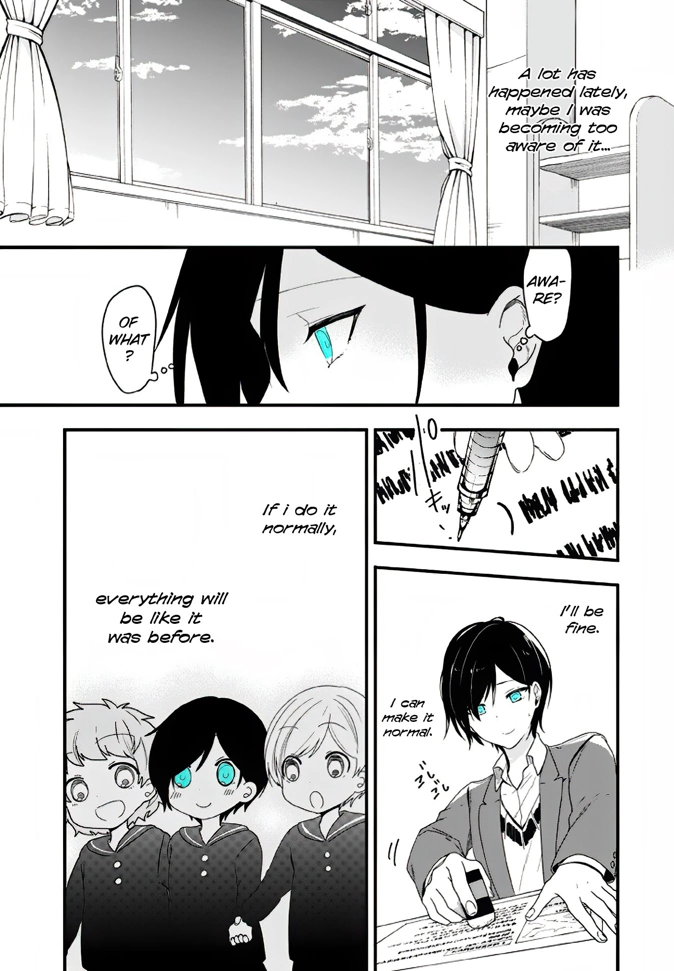 Seibetsu "Mona Lisa" no Kimi e. Chapter 9 page 25 - Chapter 9: Touch (Part 1)