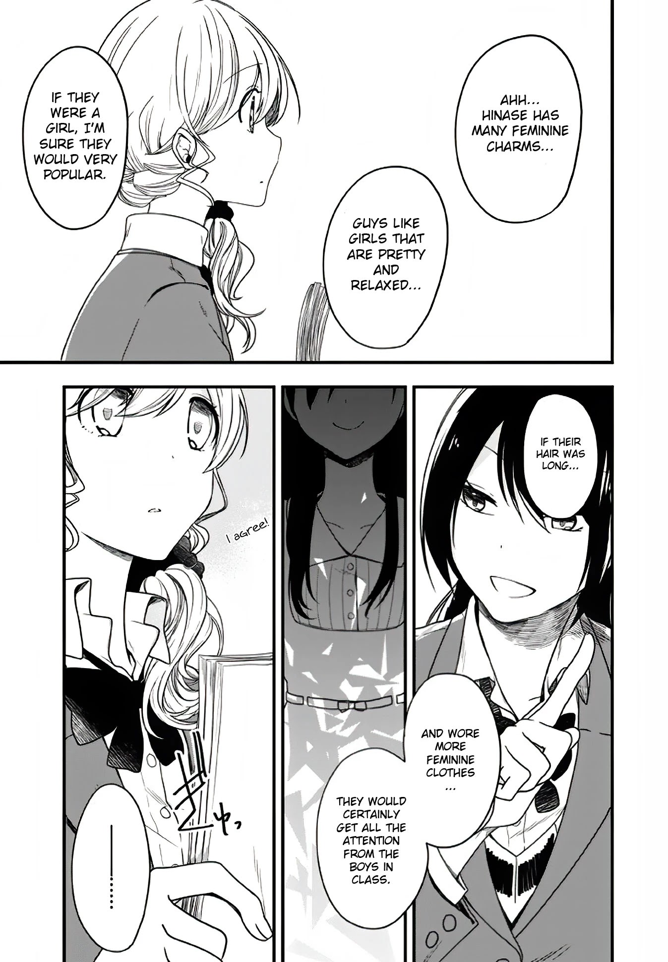 Seibetsu "Mona Lisa" no Kimi e. Chapter 9 page 9 - Chapter 9: Touch (Part 1)