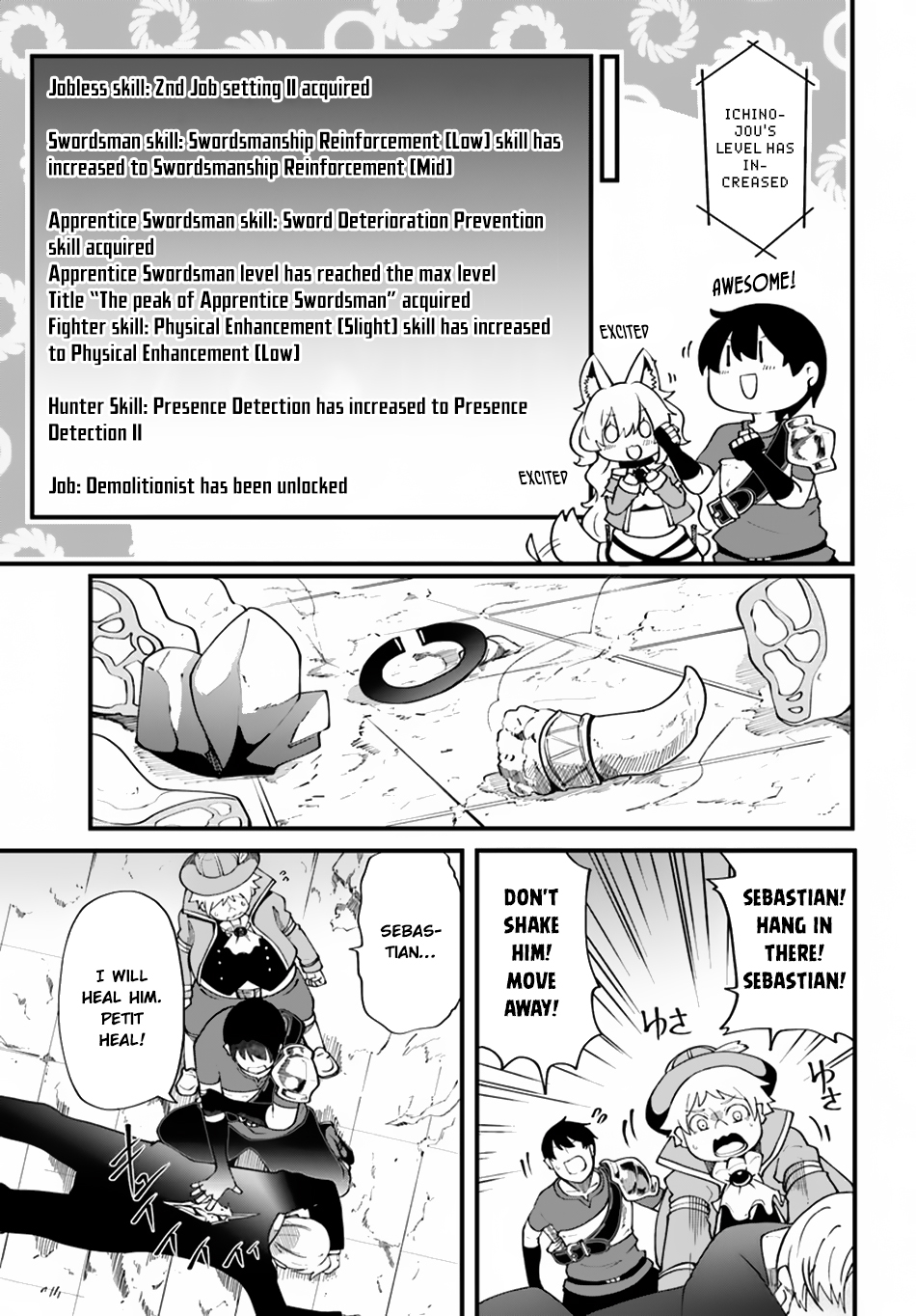 Seichou Cheat de Nandemo Dekiru you ni Natta ga, Mushoku dake wa Yamerarenai you desu Chapter 13 page 19 - Chapter 13: A Battle with King Minotaur