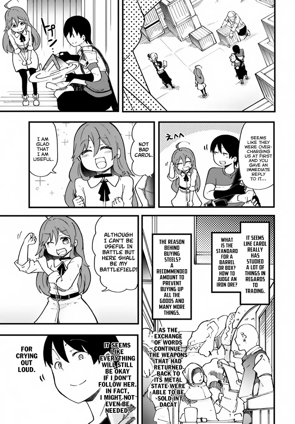 Seichou Cheat de Nandemo Dekiru you ni Natta ga, Mushoku dake wa Yamerarenai you desu Chapter 16 page 36 - Chapter 16: Carol's Decision