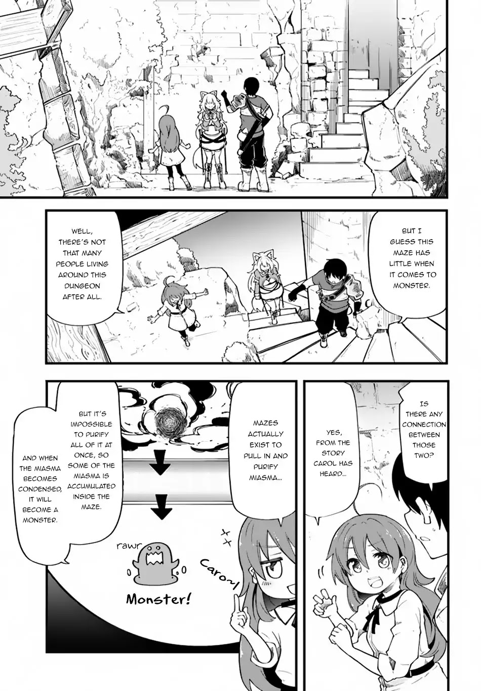 Seichou Cheat de Nandemo Dekiru you ni Natta ga, Mushoku dake wa Yamerarenai you desu Chapter 17 page 18 - Chapter 17: Maze Exploration at Gomaki Village
