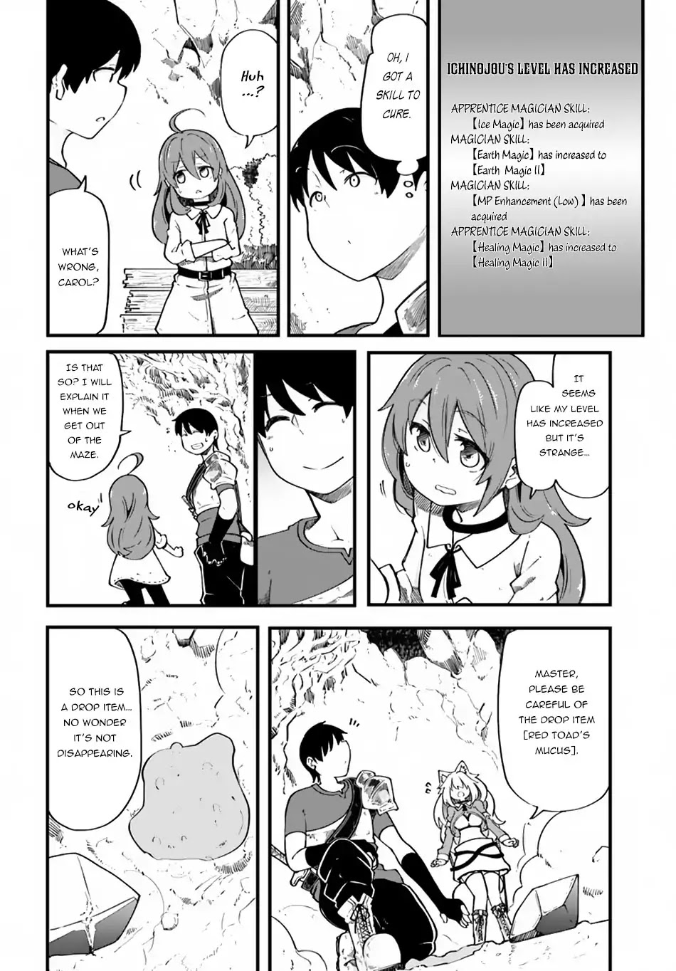 Seichou Cheat de Nandemo Dekiru you ni Natta ga, Mushoku dake wa Yamerarenai you desu Chapter 17 page 22 - Chapter 17: Maze Exploration at Gomaki Village