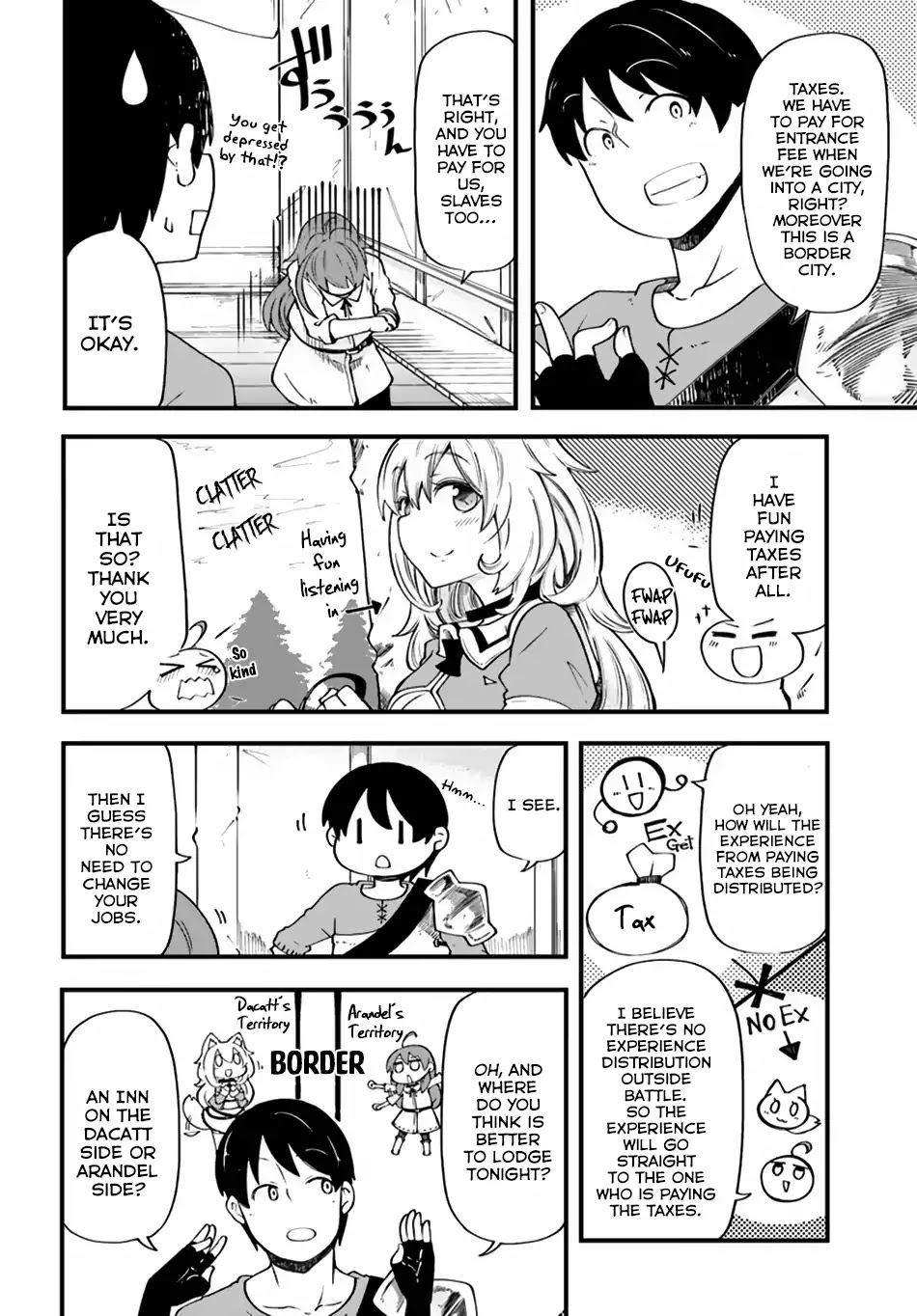 Seichou Cheat de Nandemo Dekiru you ni Natta ga, Mushoku dake wa Yamerarenai you desu Chapter 19 page 15 - Chapter 19: Let's Play Around the Border City