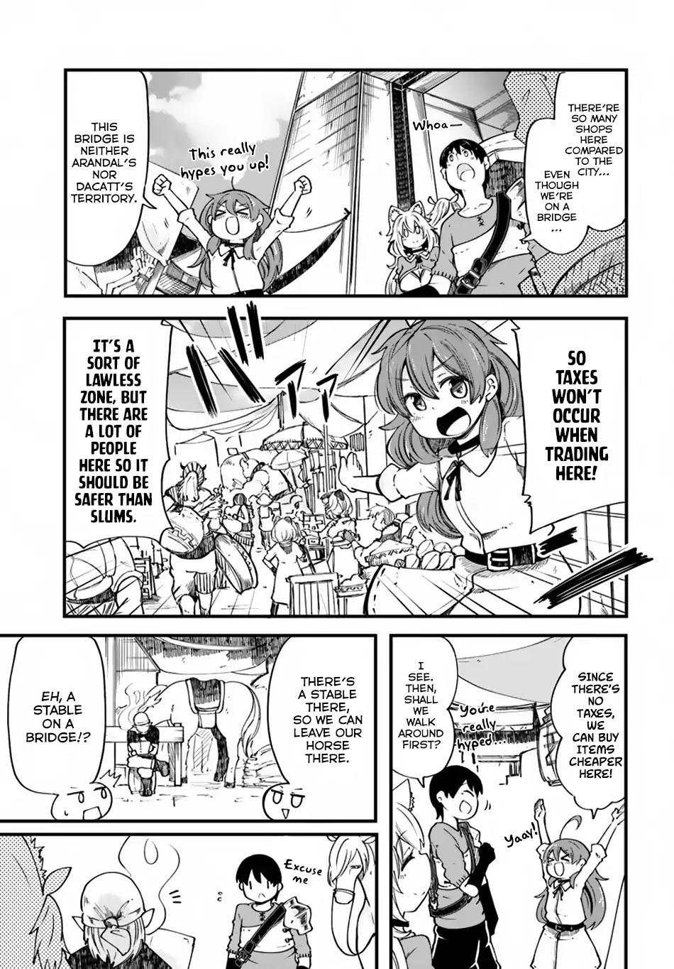 Seichou Cheat de Nandemo Dekiru you ni Natta ga, Mushoku dake wa Yamerarenai you desu Chapter 19 page 22 - Chapter 19: Let's Play Around the Border City