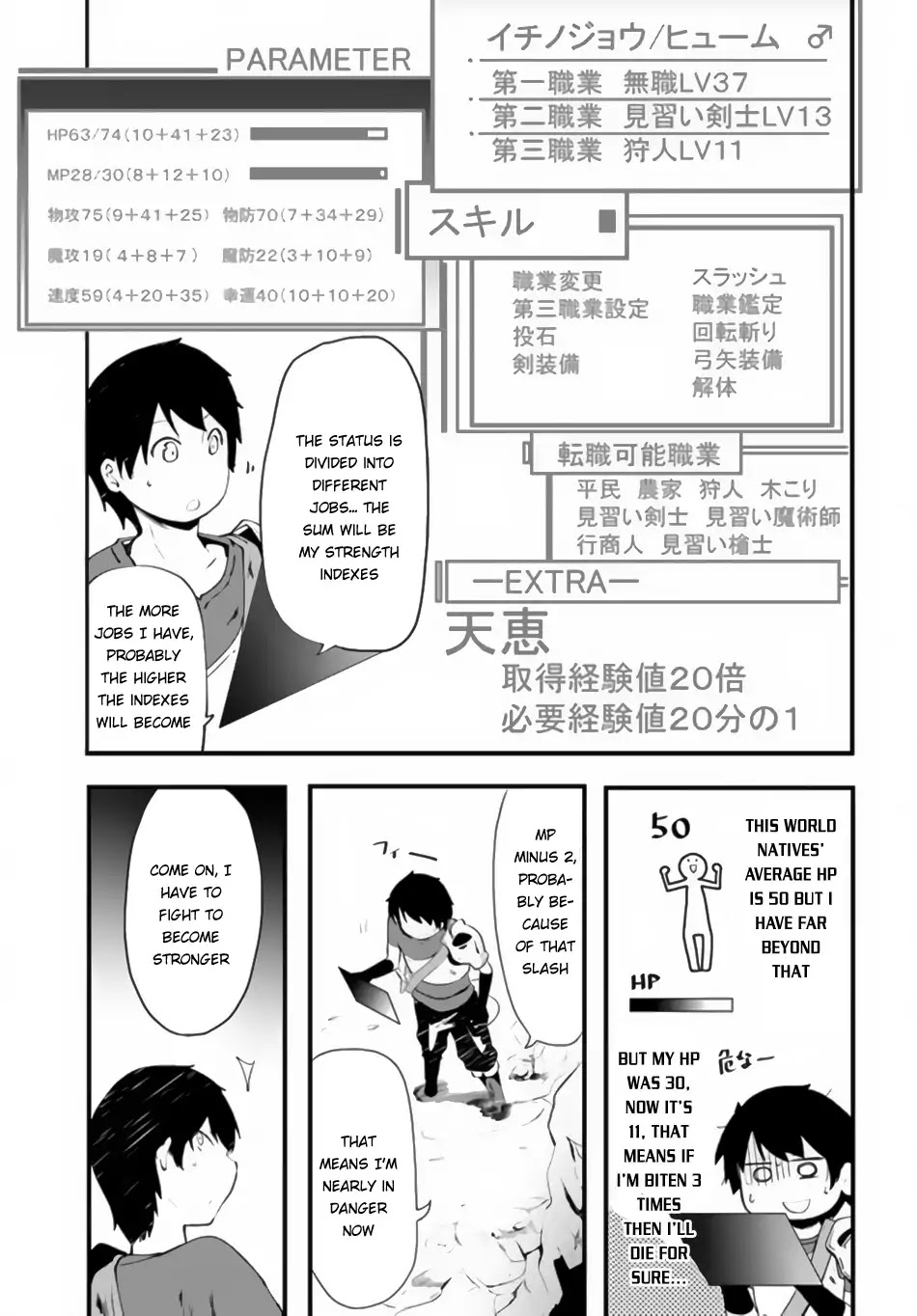 Seichou Cheat de Nandemo Dekiru you ni Natta ga, Mushoku dake wa Yamerarenai you desu Chapter 2 page 31 - Chapter 2
