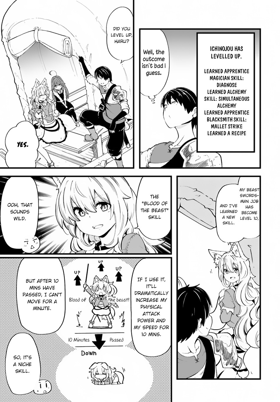 Seichou Cheat de Nandemo Dekiru you ni Natta ga, Mushoku dake wa Yamerarenai you desu Chapter 29 page 14 - Chapter 29: Secret Society Massacre
