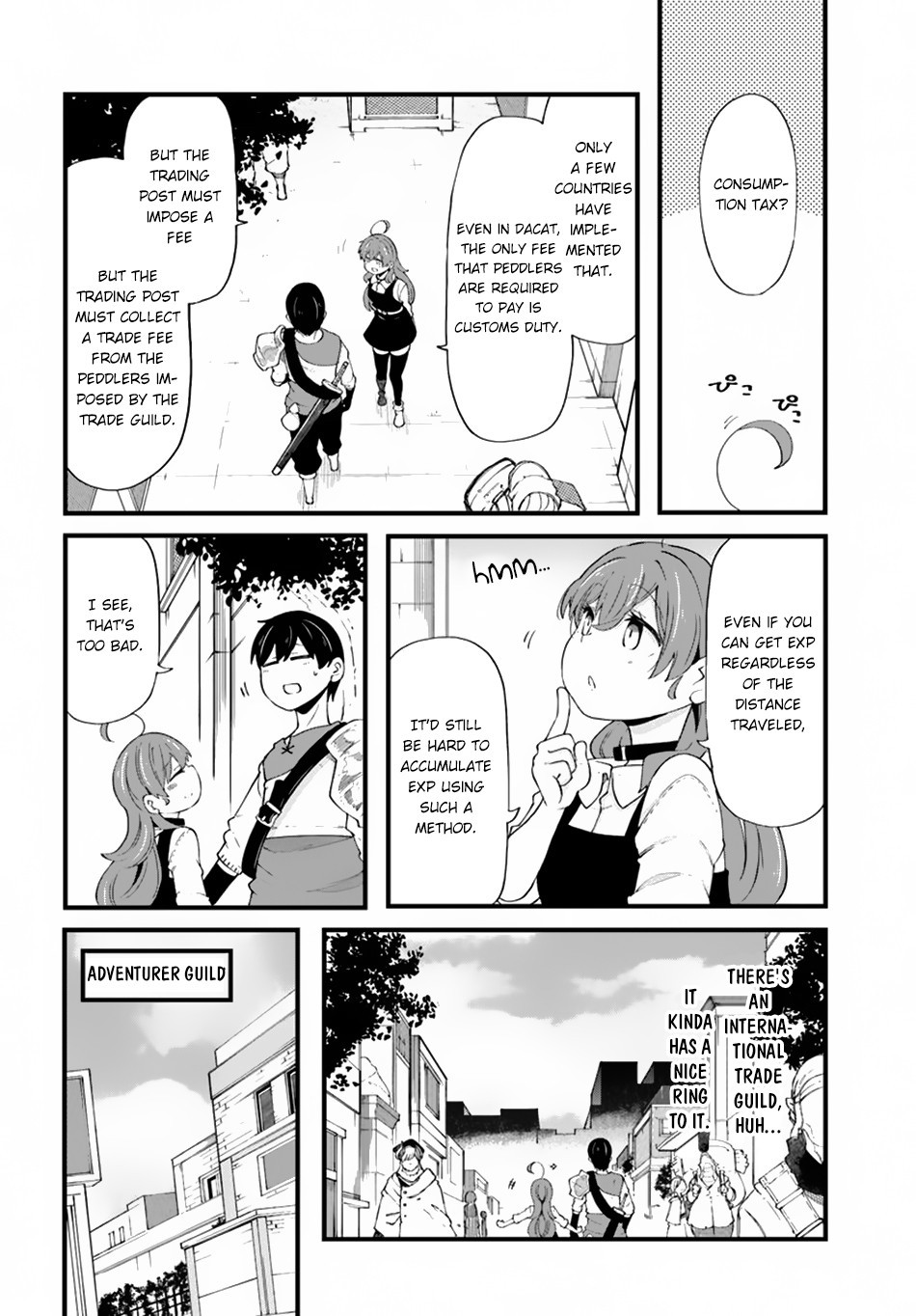 Seichou Cheat de Nandemo Dekiru you ni Natta ga, Mushoku dake wa Yamerarenai you desu Chapter 32 page 21 - Chapter 32: Adventurers in Feruit