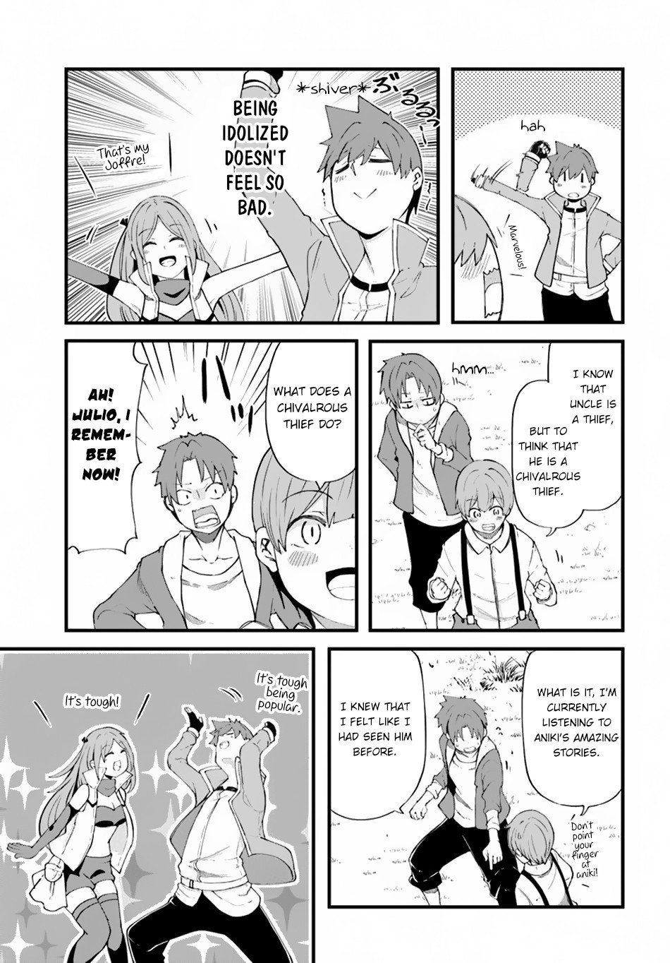 Seichou Cheat de Nandemo Dekiru you ni Natta ga, Mushoku dake wa Yamerarenai you desu Chapter 32 page 4 - Chapter 32: Adventurers in Feruit