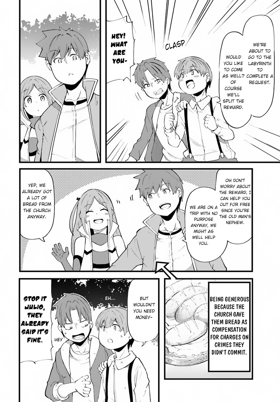 Seichou Cheat de Nandemo Dekiru you ni Natta ga, Mushoku dake wa Yamerarenai you desu Chapter 32 page 7 - Chapter 32: Adventurers in Feruit