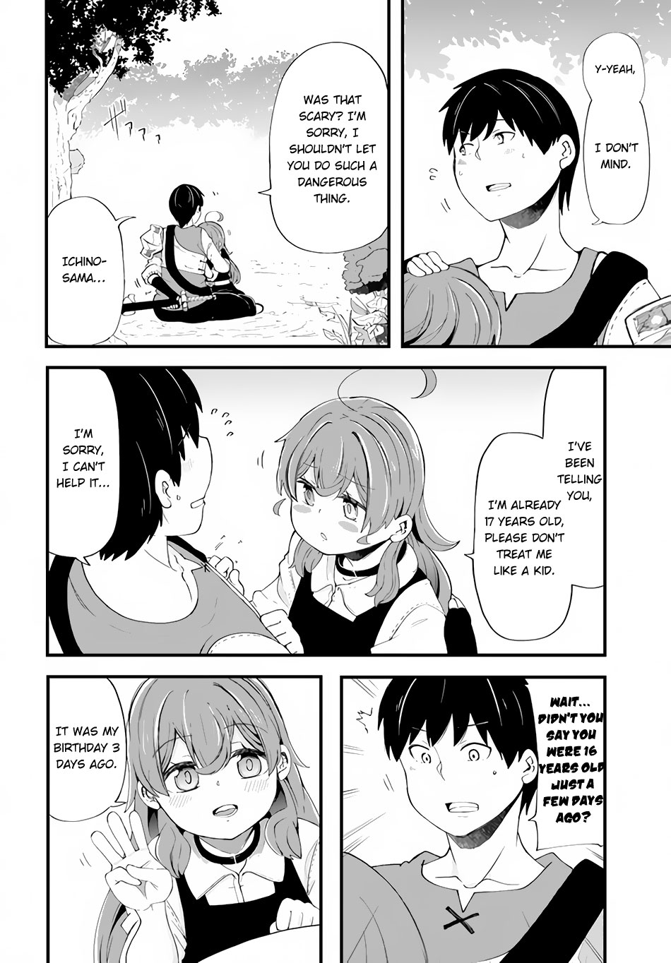 Seichou Cheat de Nandemo Dekiru you ni Natta ga, Mushoku dake wa Yamerarenai you desu Chapter 33 page 24 - Chapter 33: Carol's Confession