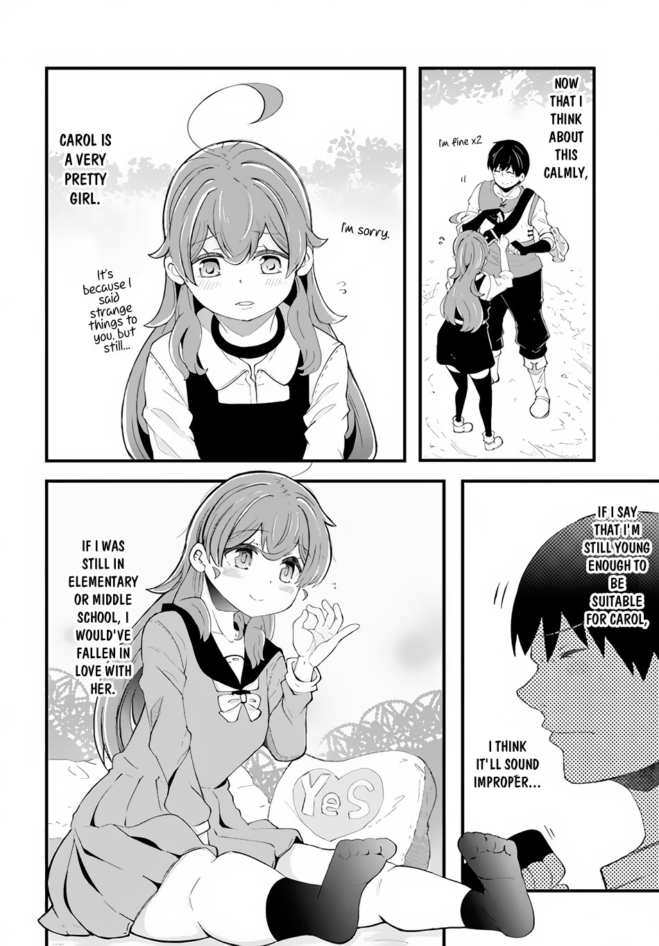 Seichou Cheat de Nandemo Dekiru you ni Natta ga, Mushoku dake wa Yamerarenai you desu Chapter 33 page 34 - Chapter 33: Carol's Confession