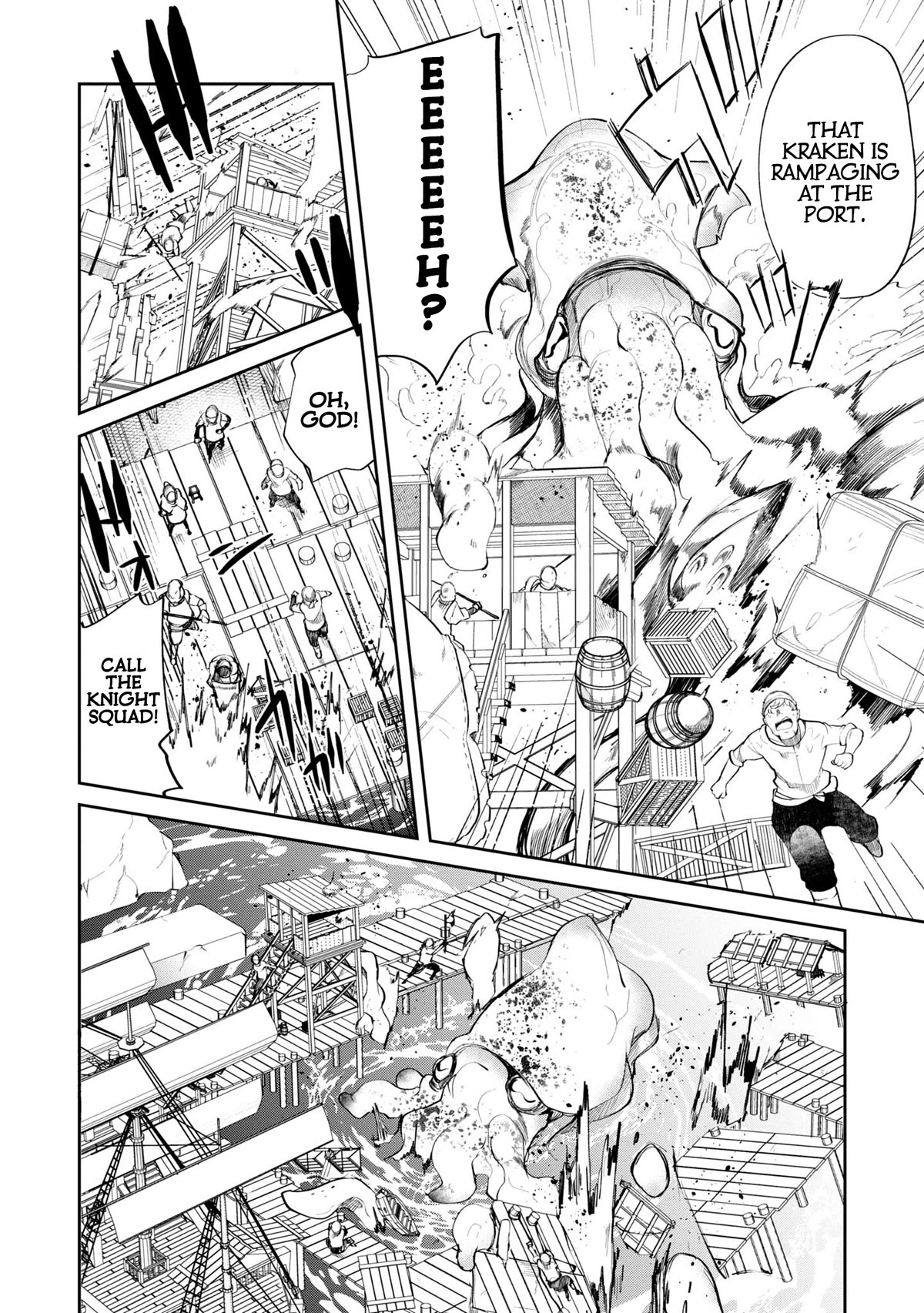 Seichou Cheat de Nandemo Dekiru you ni Natta ga, Mushoku dake wa Yamerarenai you desu Chapter 57 page 33 - Chapter 57: Giant Squid