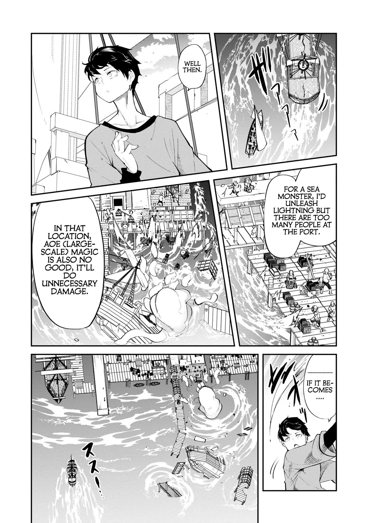 Seichou Cheat de Nandemo Dekiru you ni Natta ga, Mushoku dake wa Yamerarenai you desu Chapter 57 page 36 - Chapter 57: Giant Squid