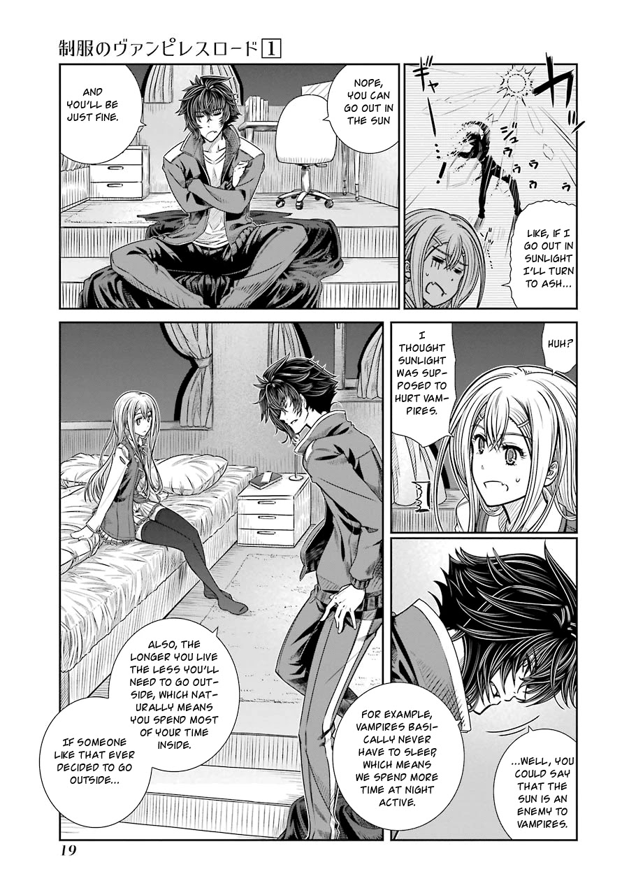 Seifuku no Vampireslod Chapter 1 page 19 - Chapter 1: Awakening of the Vampiress Lord