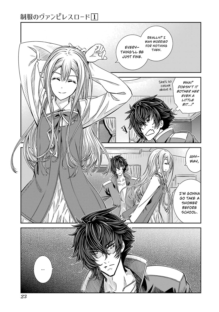 Seifuku no Vampireslod Chapter 1 page 23 - Chapter 1: Awakening of the Vampiress Lord