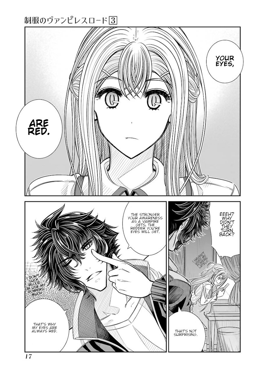 Seifuku no Vampireslod Chapter 17 page 15 - Chapter 17: Intimacy Of The Easy Lord