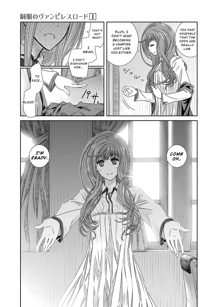 Seifuku no Vampireslod Chapter 2 page 21 - Chapter 2: Blood Sucking of the New Lord