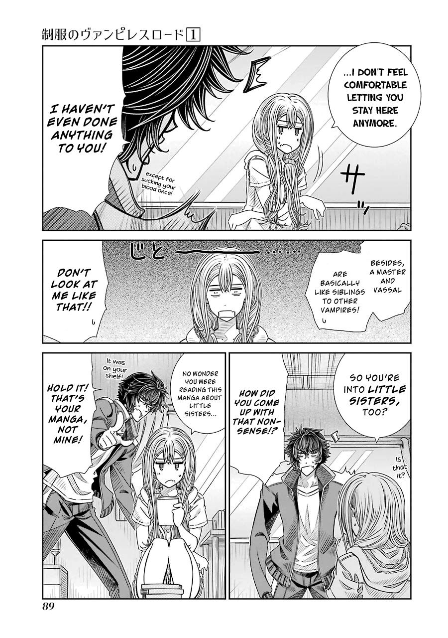 Seifuku no Vampireslod Chapter 3 page 11 - Chapter 3: Servant of the Daily Lord