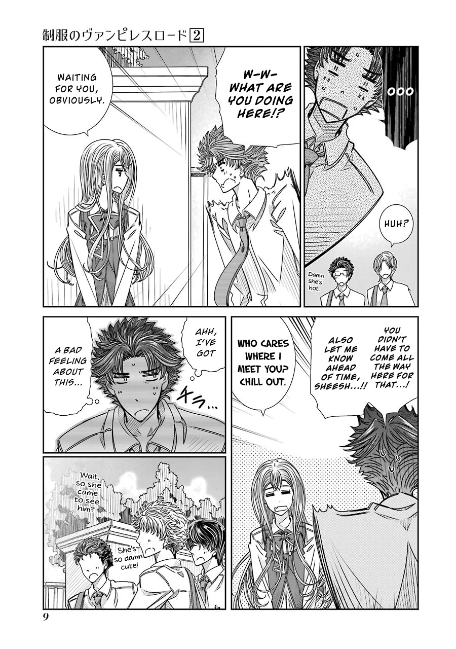 Seifuku no Vampireslod Chapter 6 page 10 - Chapter 6: Surprise of the Mischievous Lord