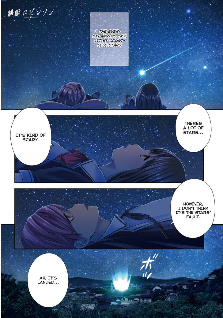 Seifuku Robinson Chapter 1 page 2 - Chapter 1 : Expedition Group