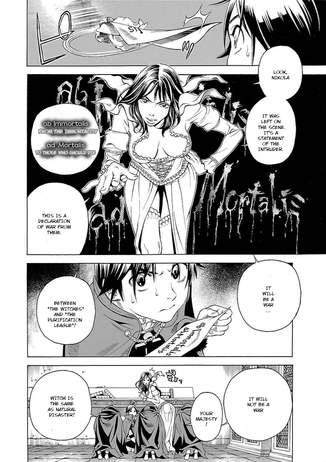 Seigai no Majo Chapter 1 page 11 - Chapter 1: You Should Not Wake A Witch Up