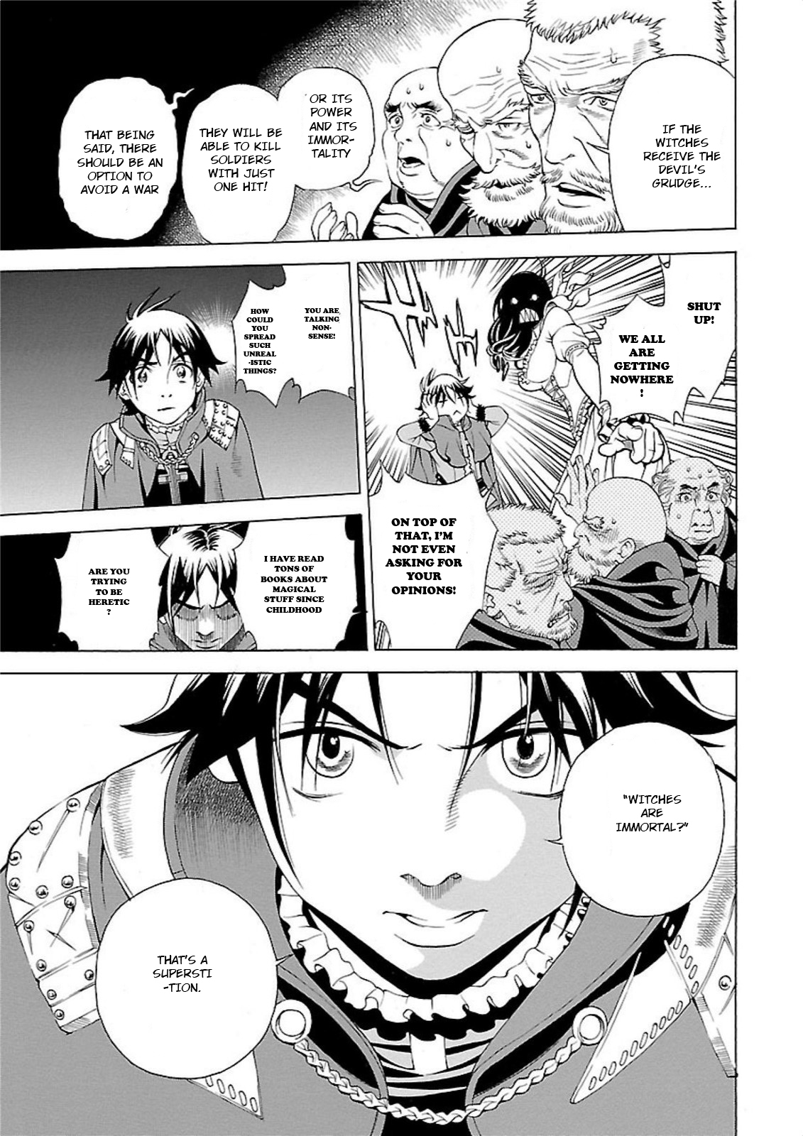 Seigai no Majo Chapter 1 page 12 - Chapter 1: You Should Not Wake A Witch Up