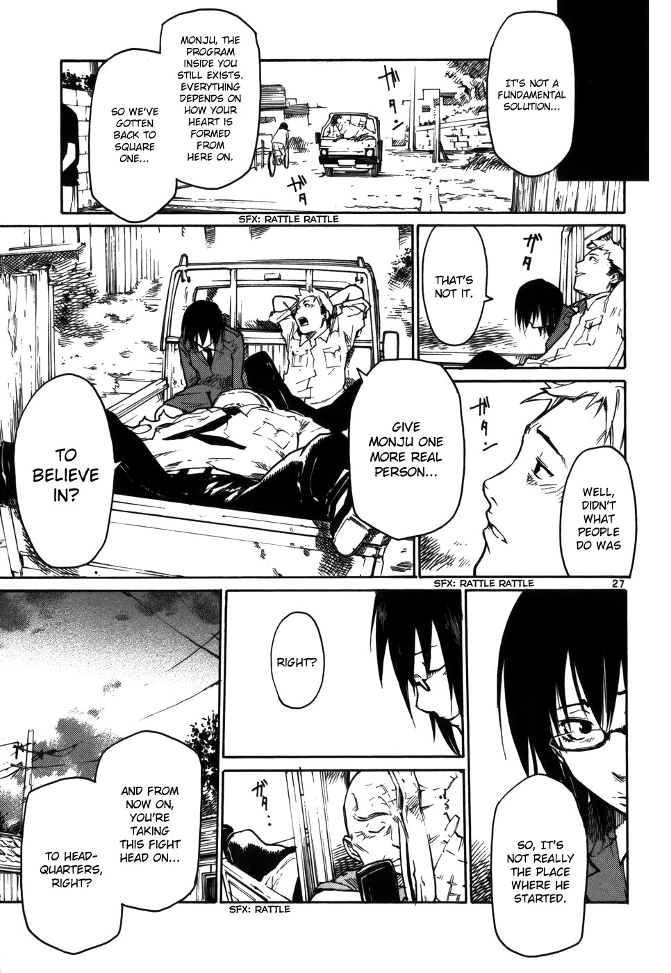 Seigi Keikan Monju Chapter 11 page 27 - Chapter 11: People - The Word That He Left And The Book Of The Accomplice.