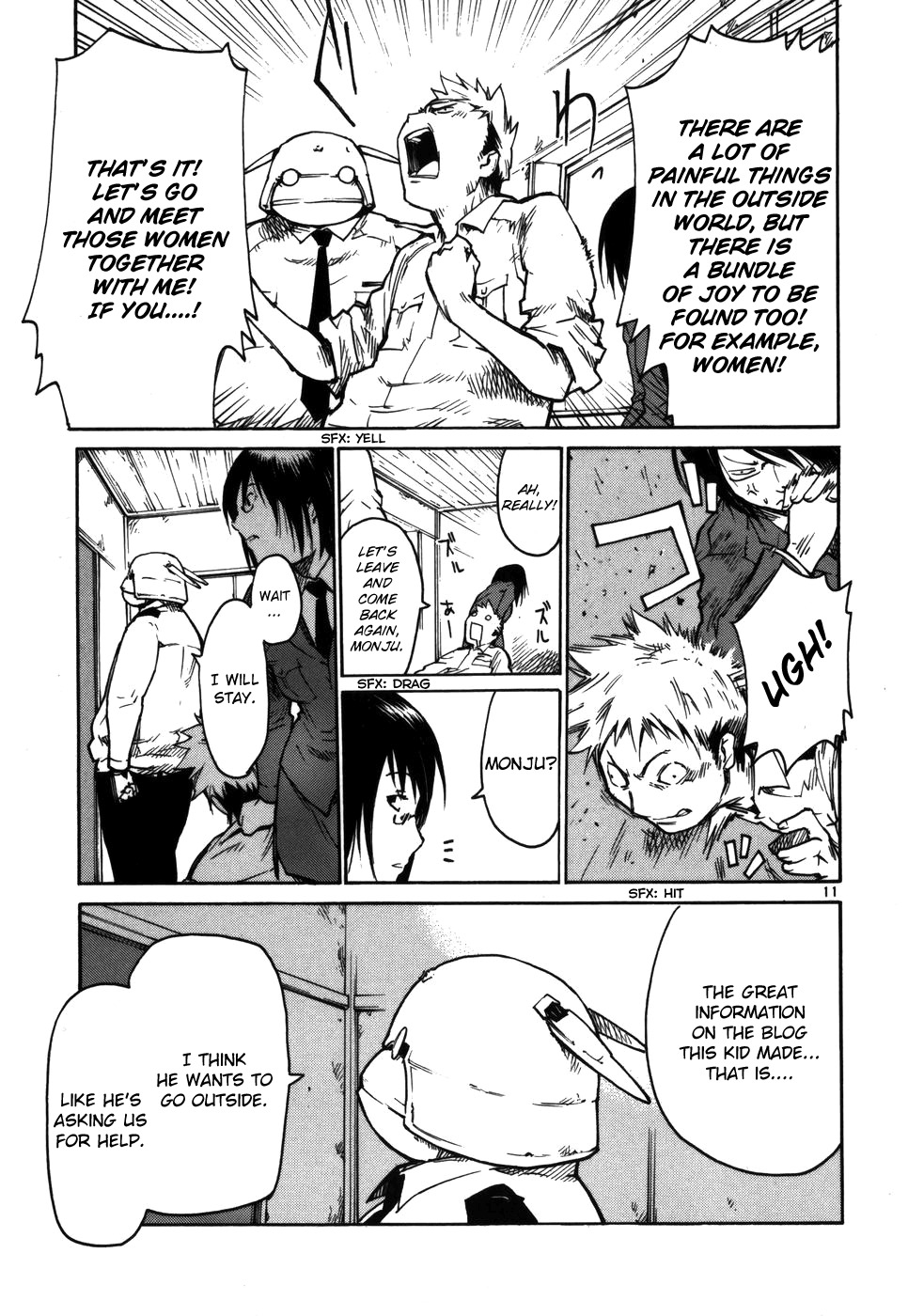 Seigi Keikan Monju Chapter 13 page 11 - Chapter 13: Socially Withdrawn Loner Kazuhiro